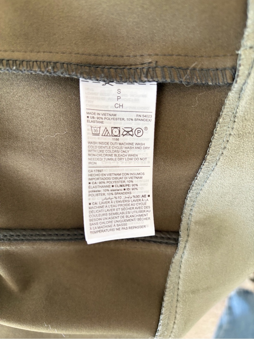 Old Navy Light Olive Faux Suede Moto Jacket - Women's - Picture 3 of 4